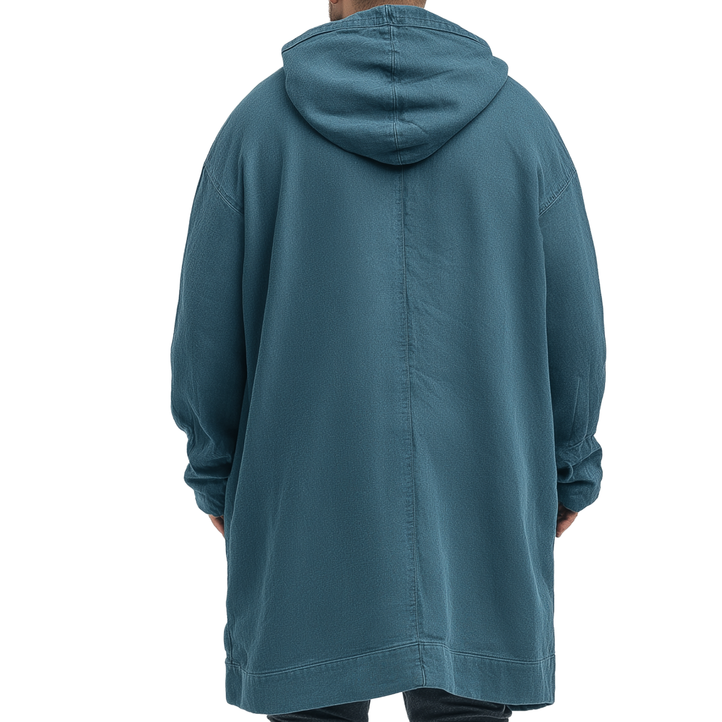 GENEROUS FIT Hooded coat