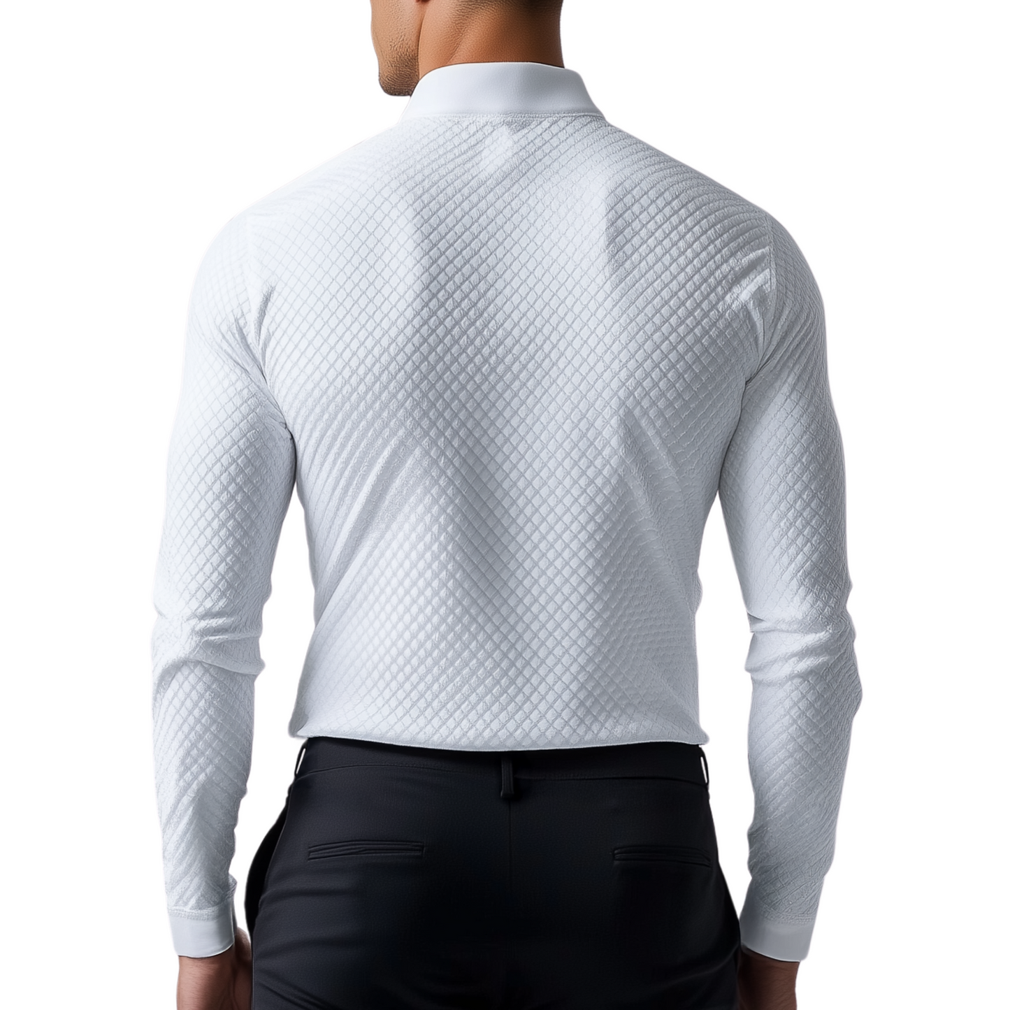 EVENING SUIT Long Sleeve Polo shirt