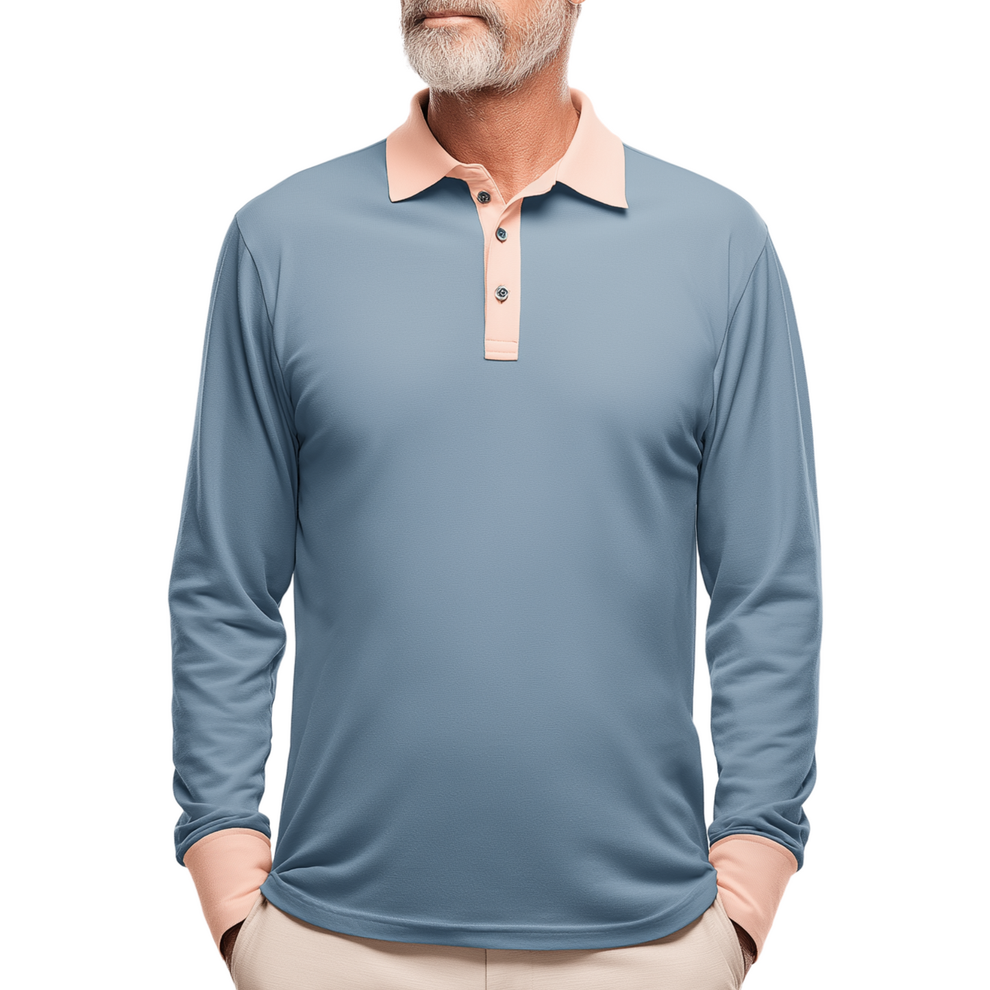 HIDDEN Long Sleeve Polo shirt