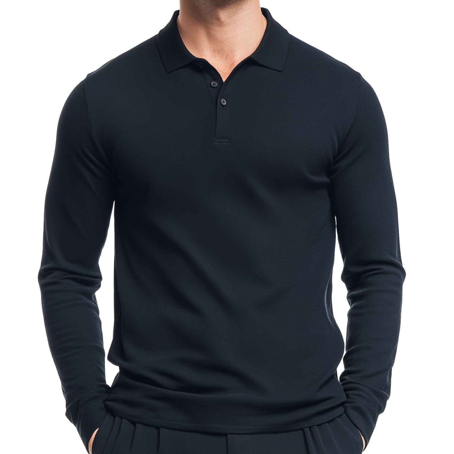 JUNTO Long Sleeve Polo shirt