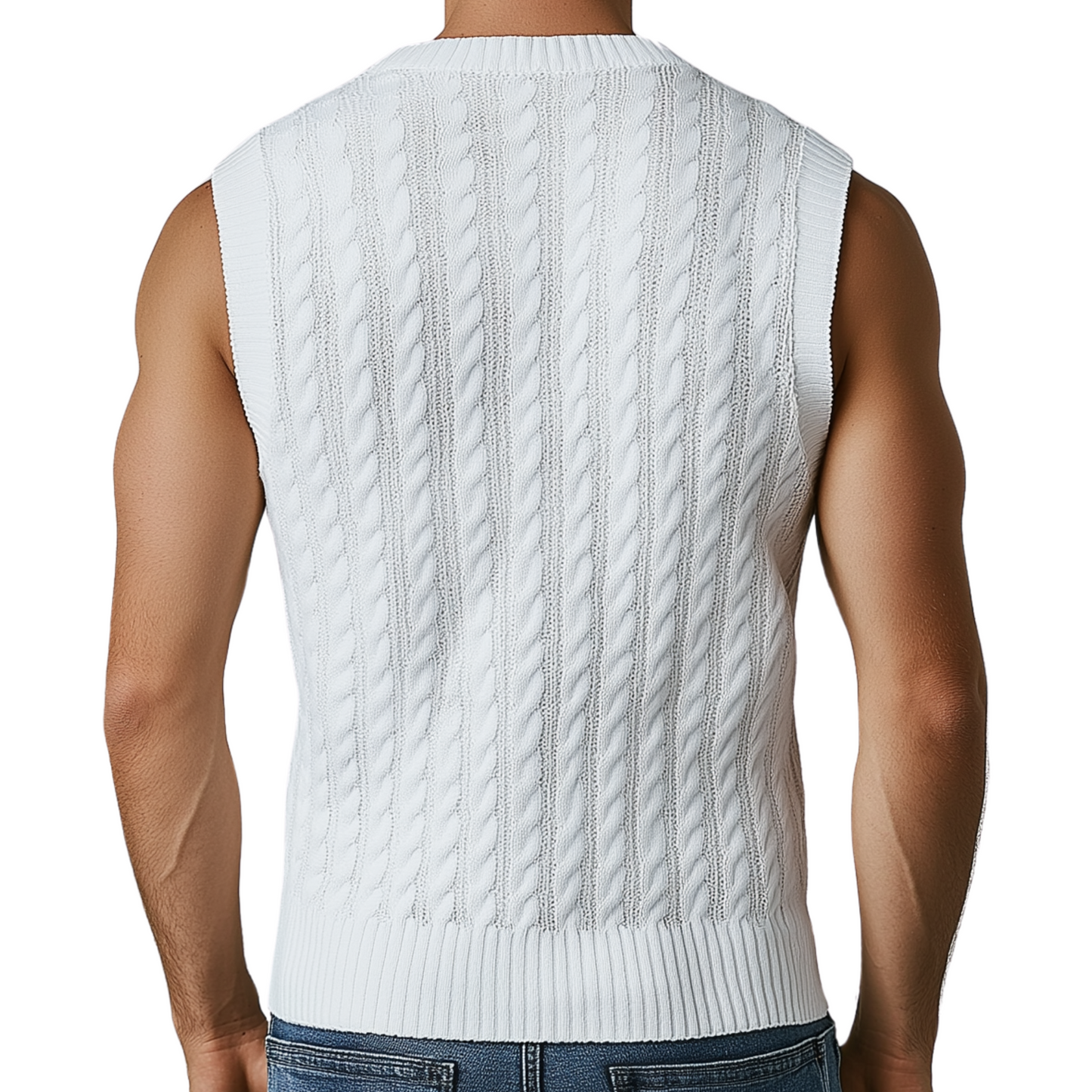SCAFFOLD Sleeveless Sweater