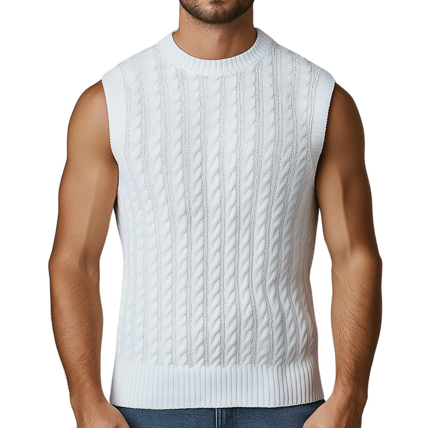 SCAFFOLD Sleeveless Sweater