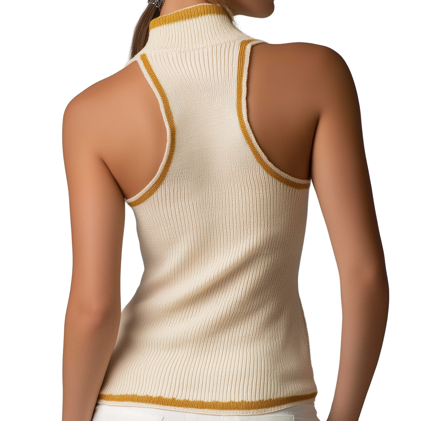 Trendy Sleeveless Sweater