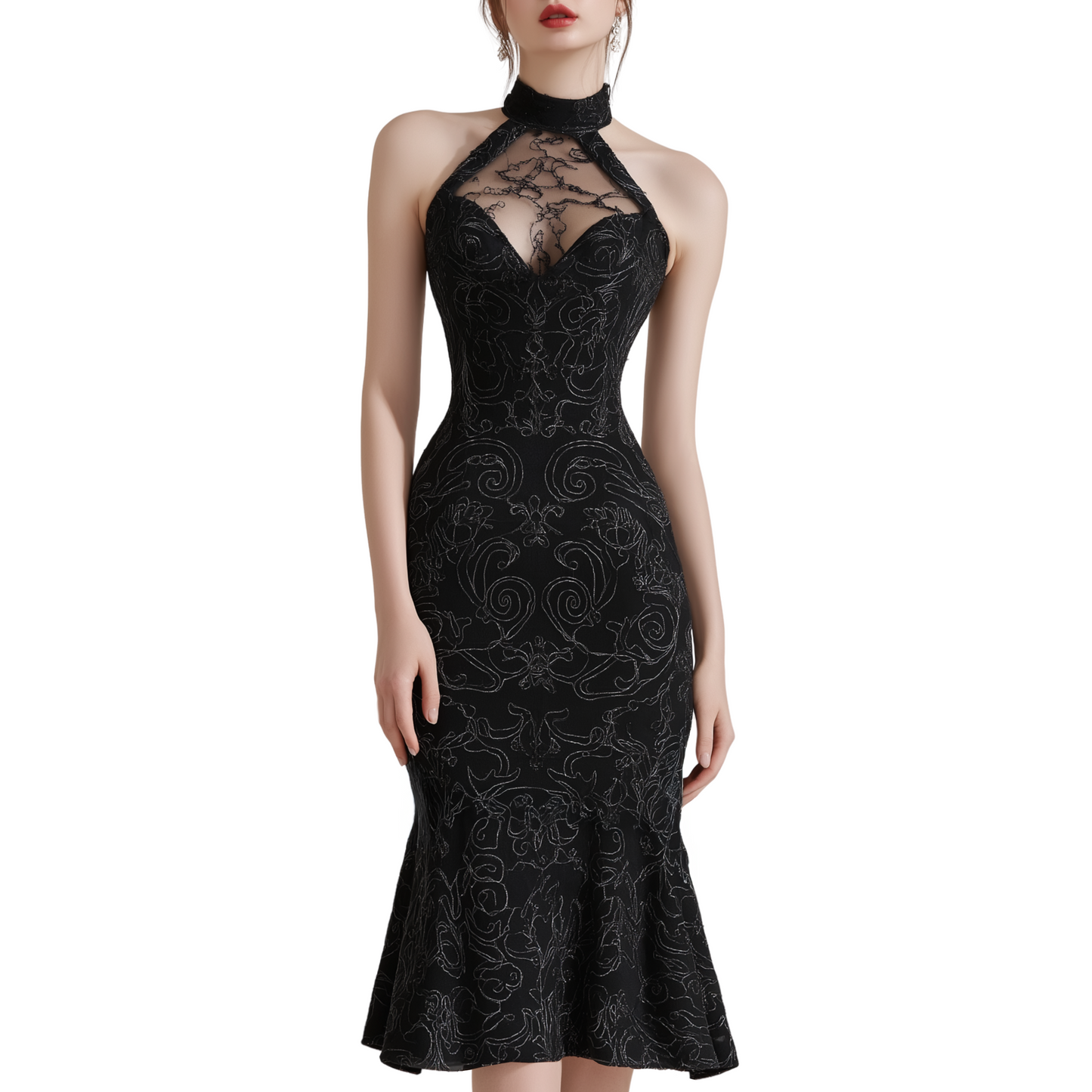 FULL FEATHER Cocktail Dress