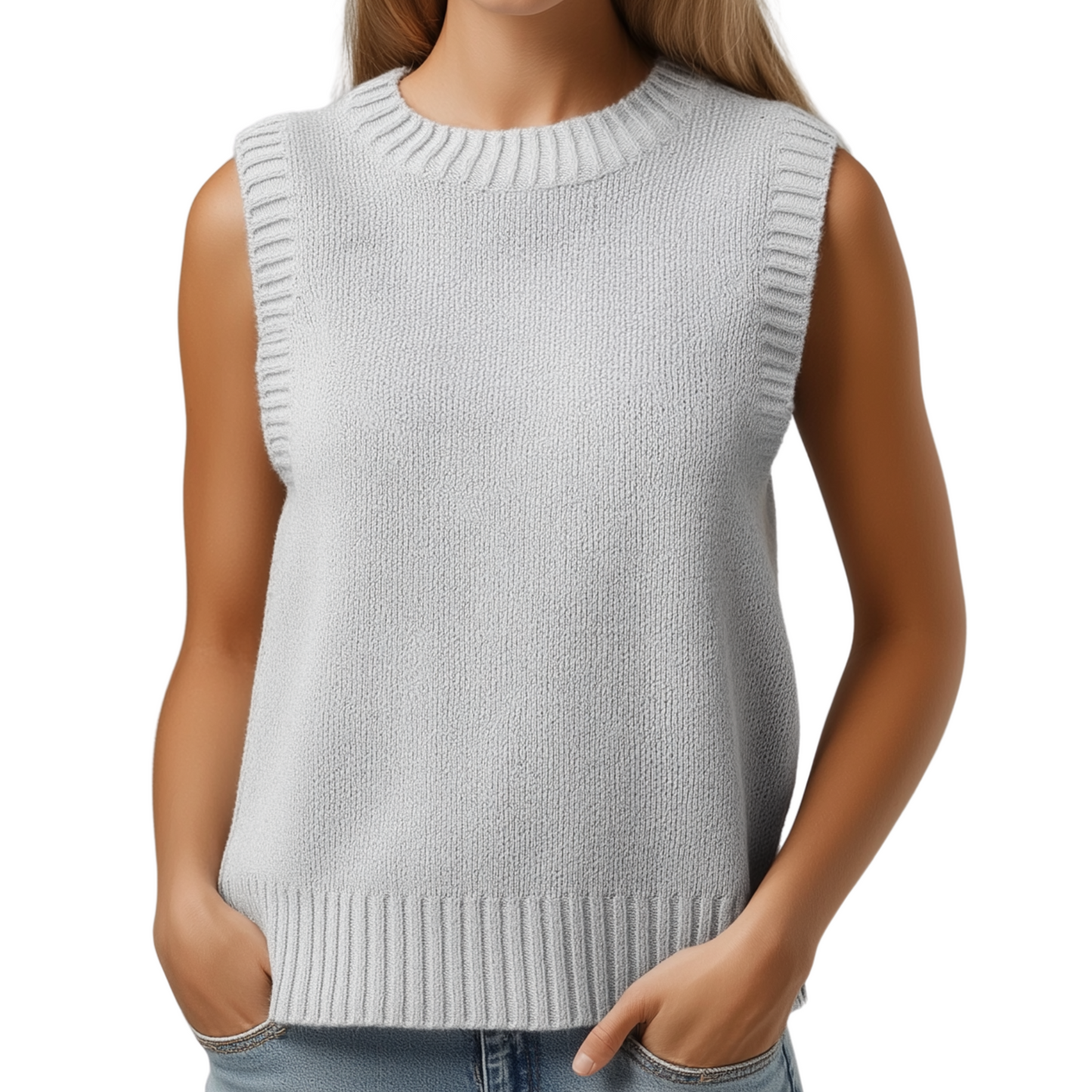 BURLESQUE Sleeveless Sweater