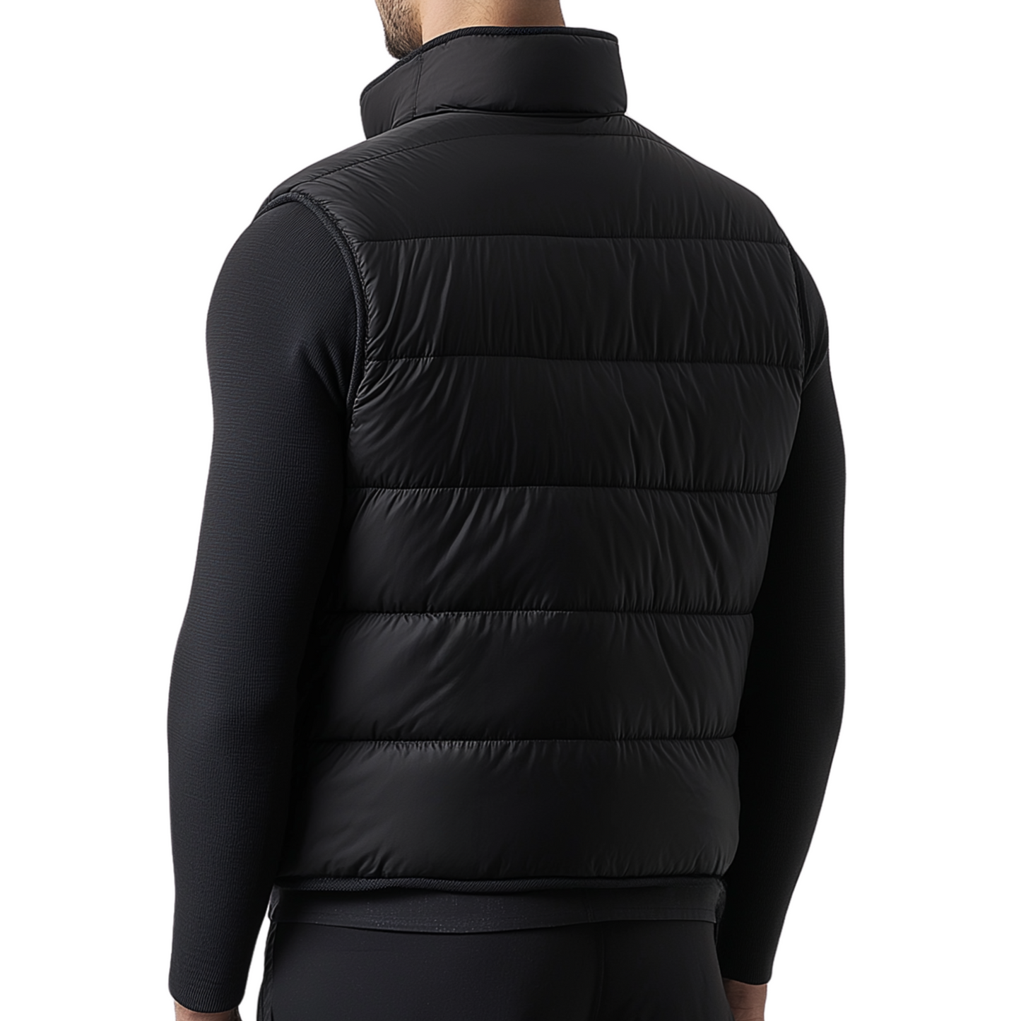 OLYMPICS Sleeveless puffer jacket