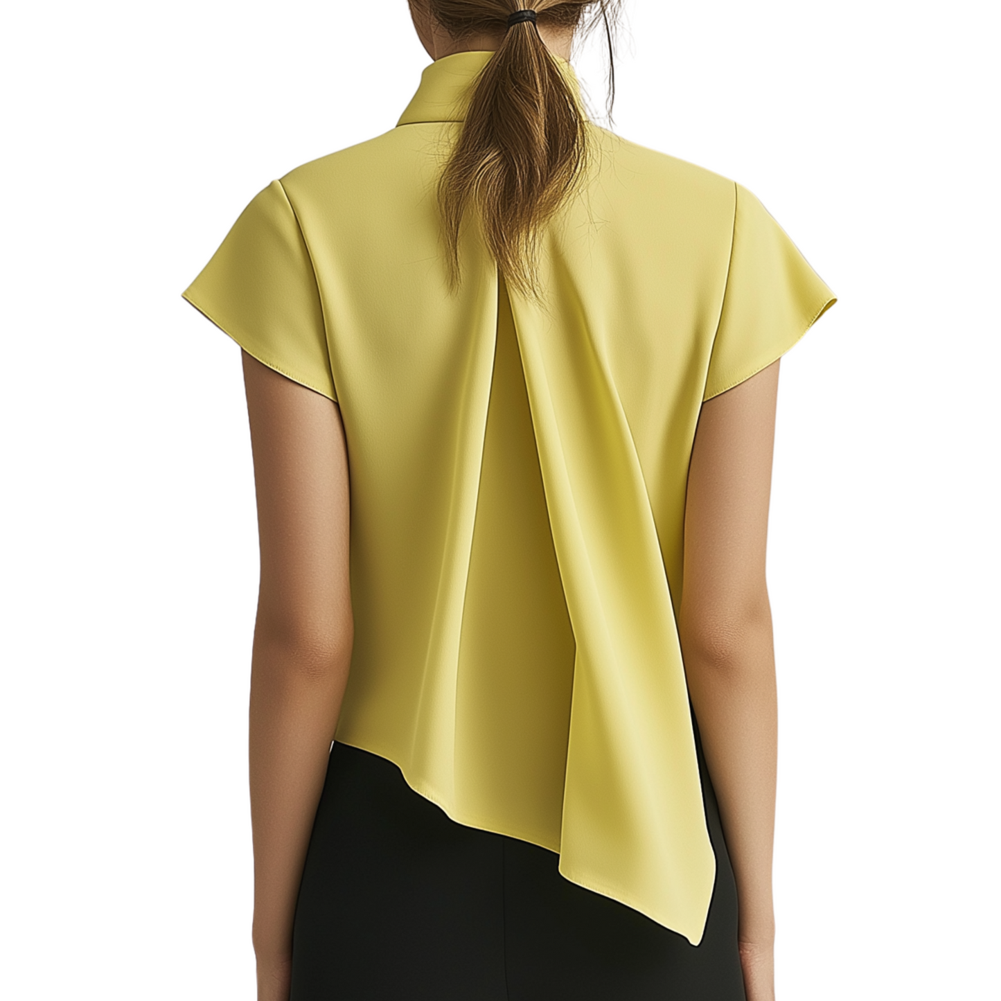 FORMAL ATTIRE Short-sleeve blouse