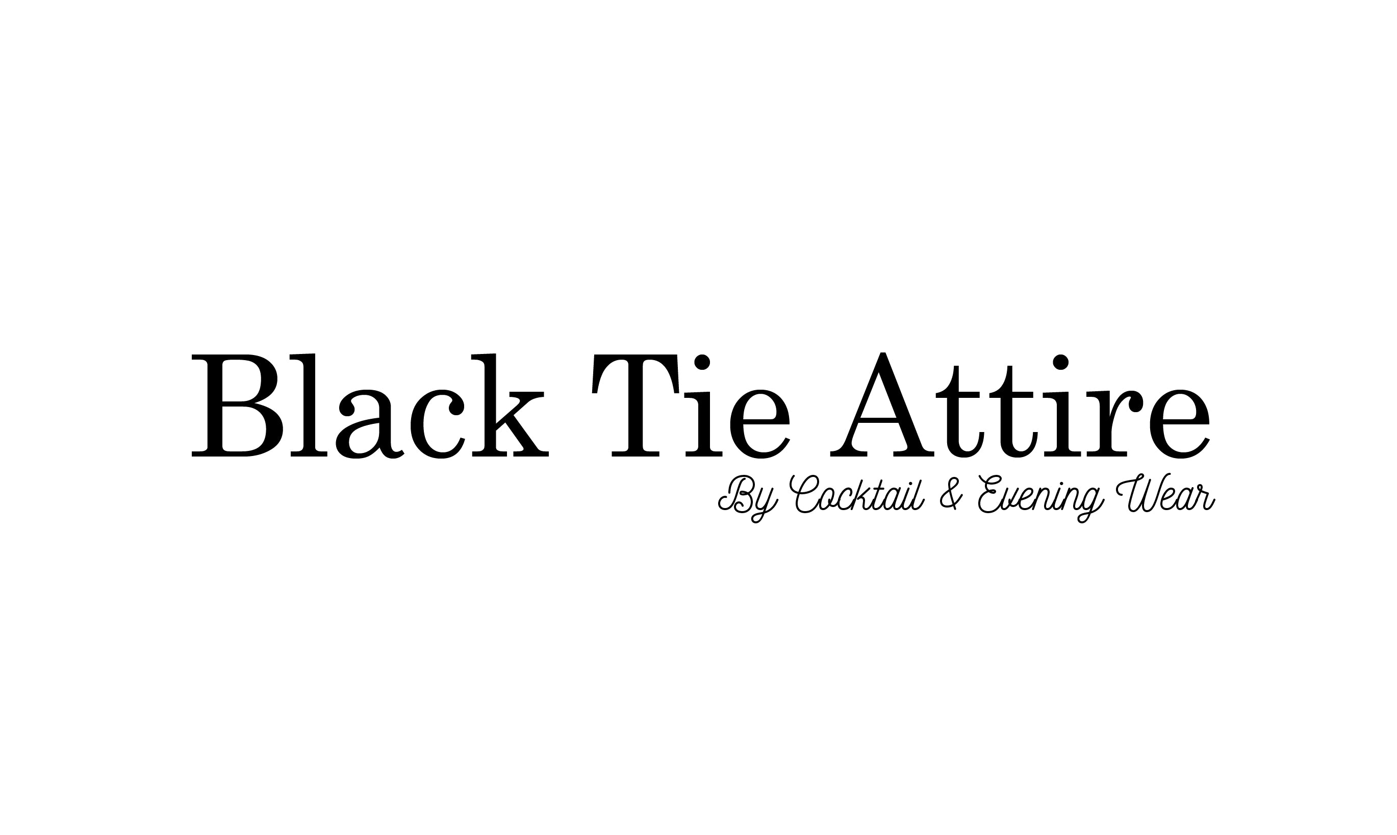 Black tie attire (fall) Logo