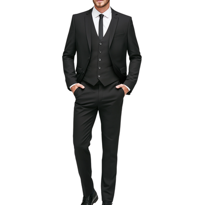 BLACK TIE ATTIRE 3-Piece Suit