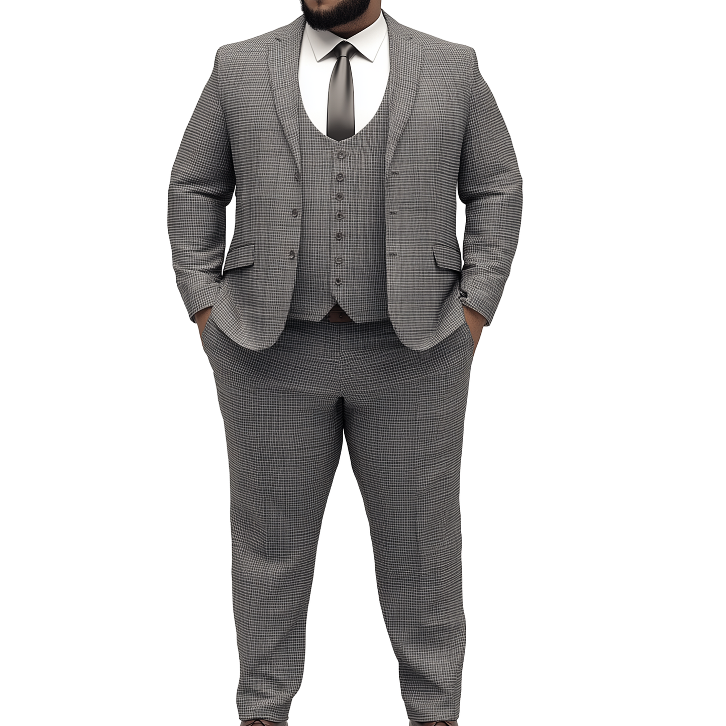 EXTENDED FIT 3-piece suit