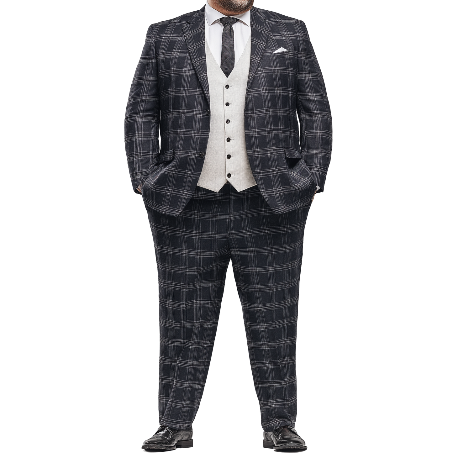 GENEROUS FIT 3-piece-suit
