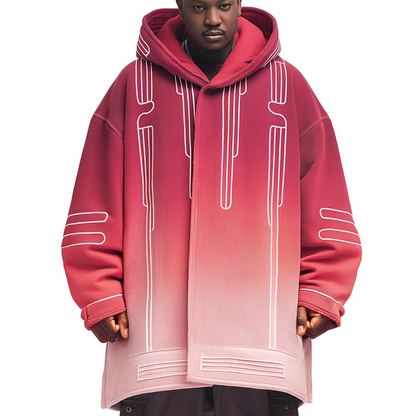 BULKY Hooded coat