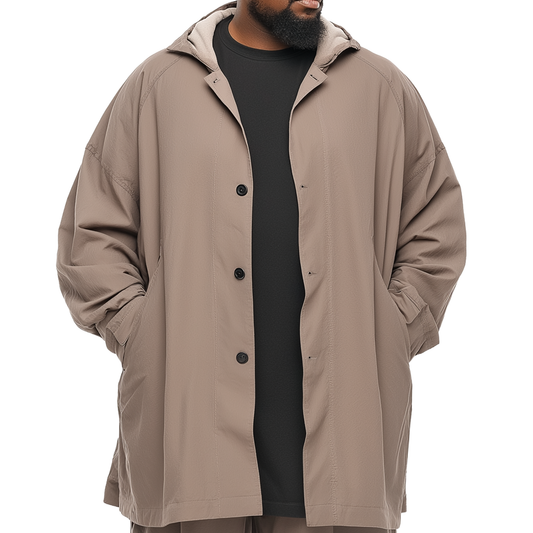 EXTENDED FIT Hooded coat