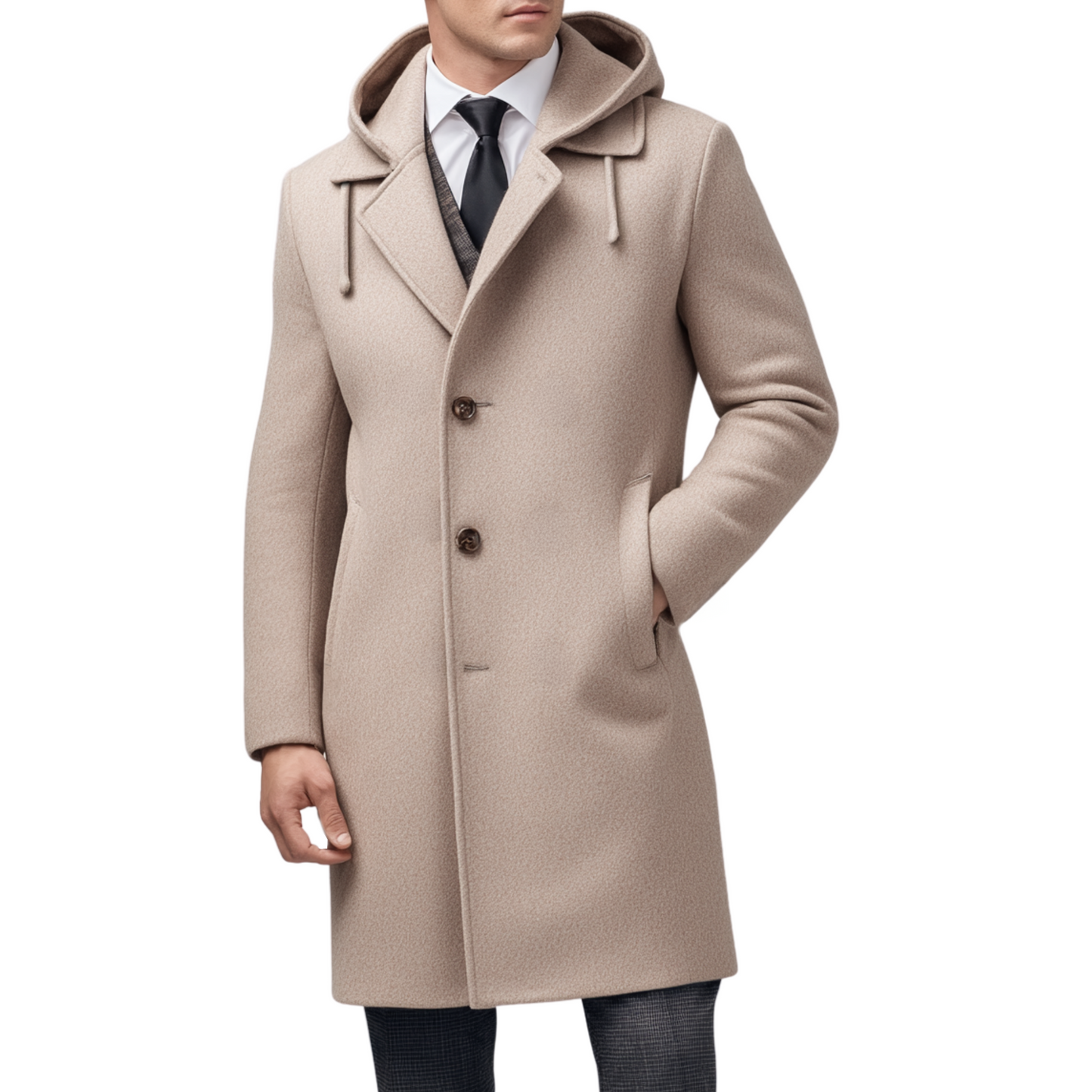 INNER Hooded coat