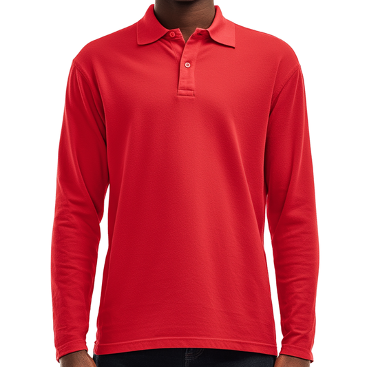 OUTMOST Long Sleeve Polo shirt