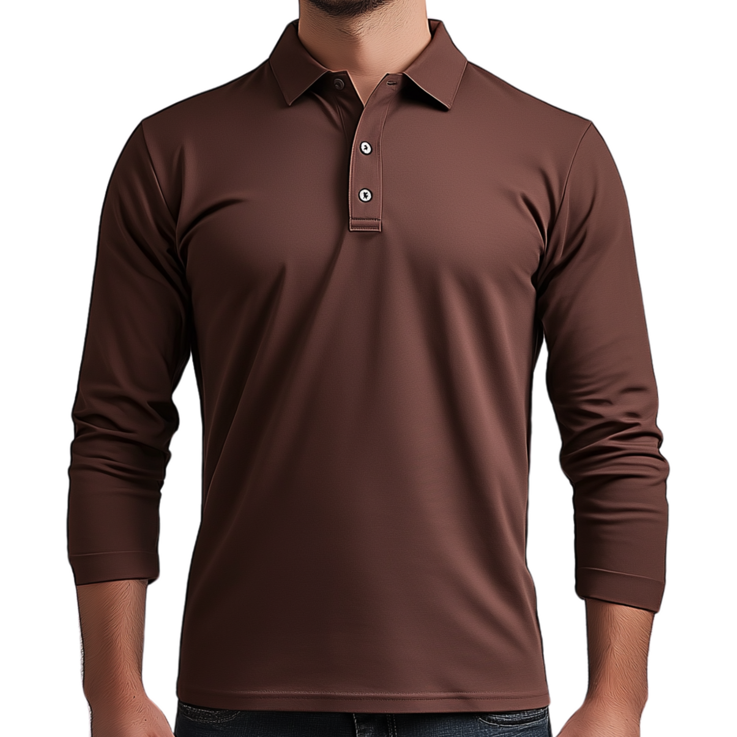 ARENA Long sleeve Polo shirt