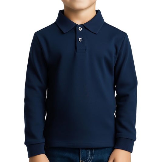 BROOD Long Sleeve Polo shirt