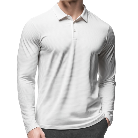 CREW Long sleeve Polo shirt