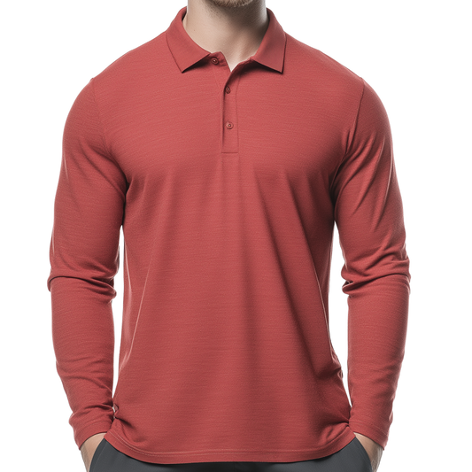 DAYLIFE Long Sleeve Polo shirt