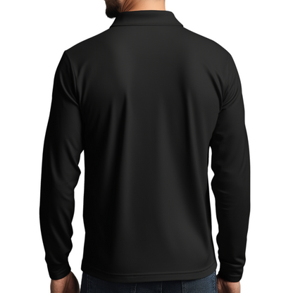 DRAMA Long sleeve Polo shirt