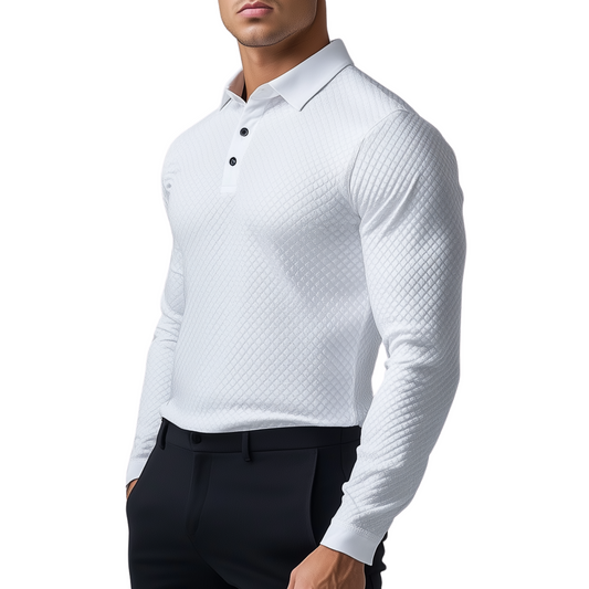 EVENING SUIT Long Sleeve Polo shirt