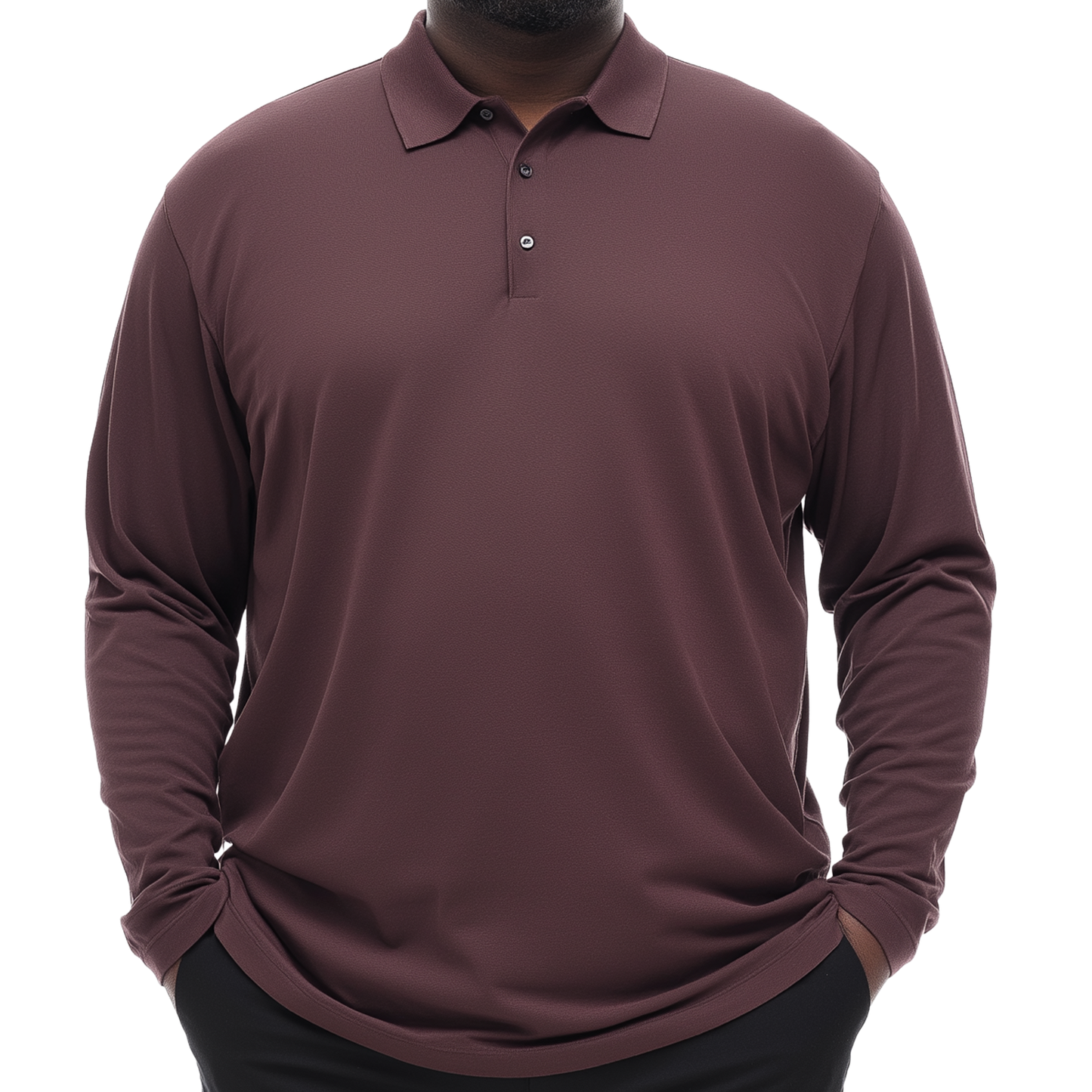 EXTENDED FIT Long Sleeve Polo shirt