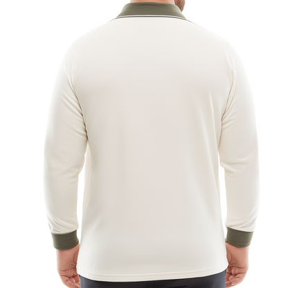 HEFTY Long Sleeve Polo shirt