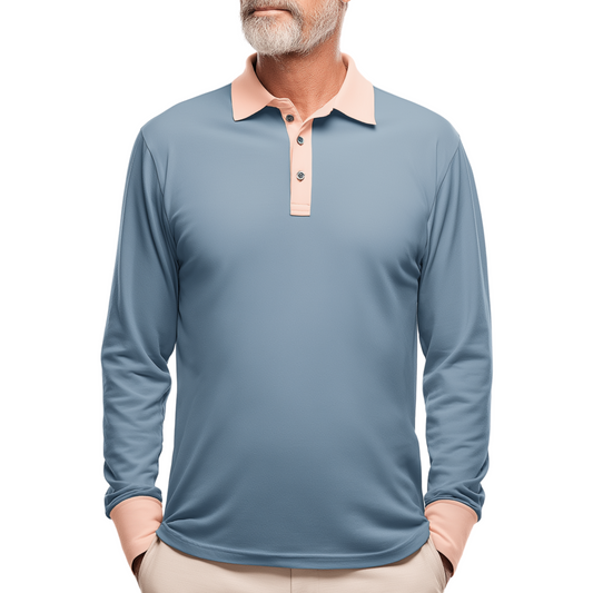 HIDDEN Long Sleeve Polo shirt