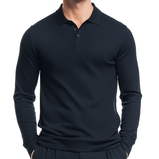 JUNTO Long Sleeve Polo shirt
