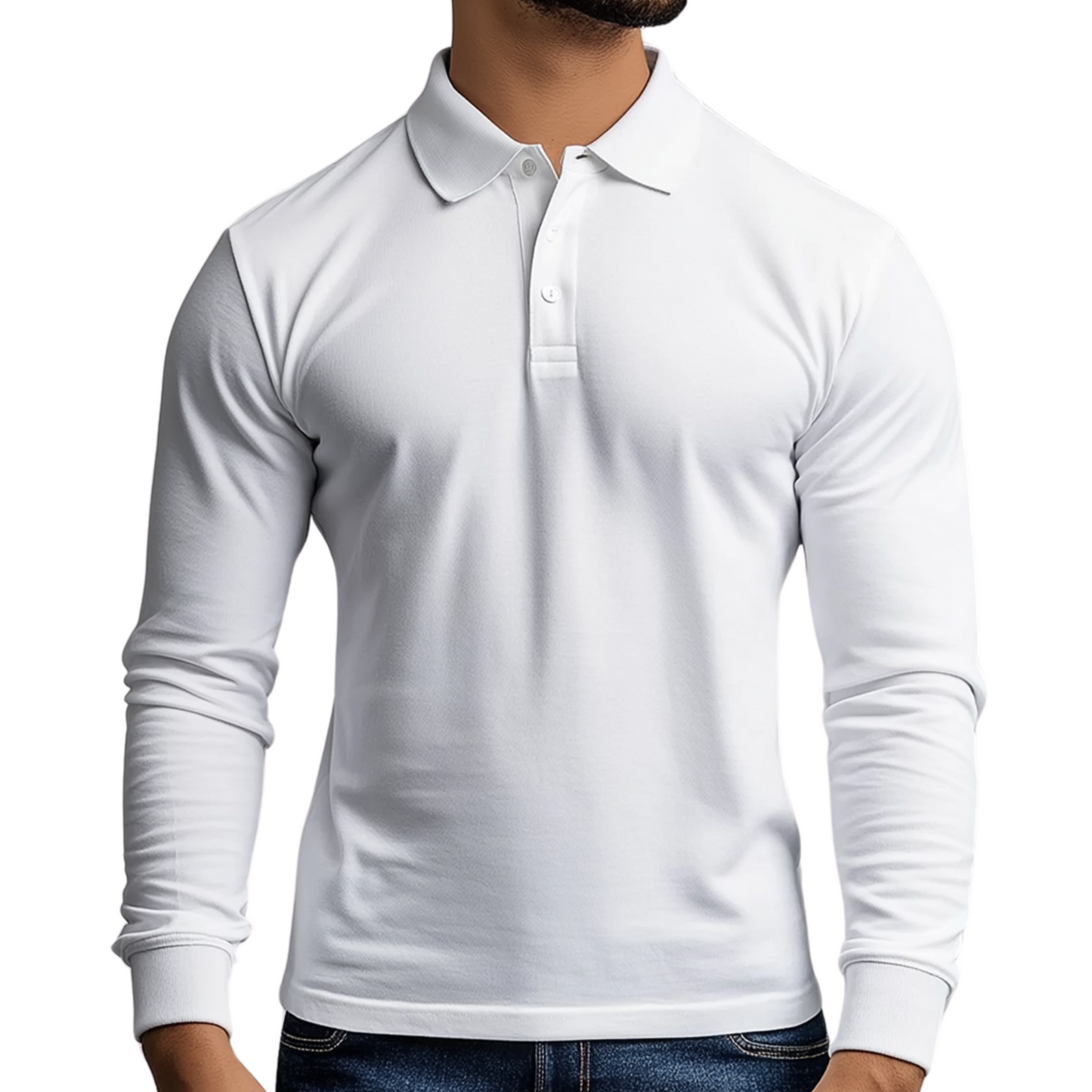 SCAFFOLD Long sleeve Polo shirt