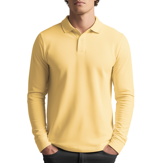 SOUP AND FISH Long Sleeve Polo shirt