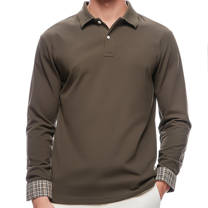 RUSTIC Longsleeve Polo shirt