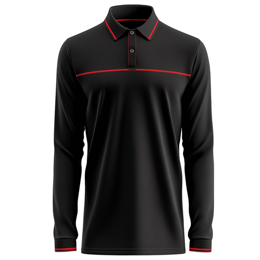 BOOTHS Long Sleeve Polo shirt