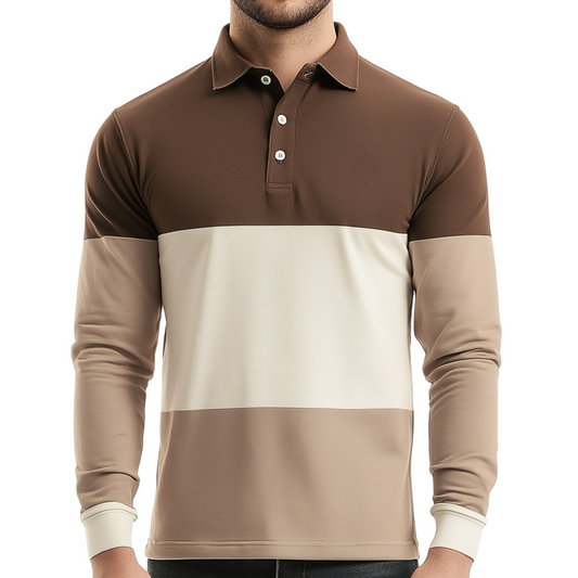 CASUALS Long Sleeve Polo shirt