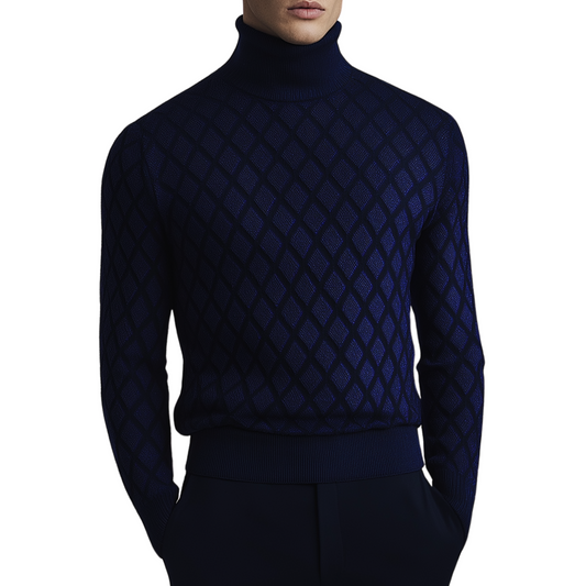 EVENING SUIT Turtle neck