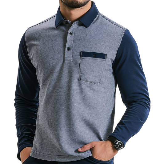 CHIC Long sleeve Polo shirt