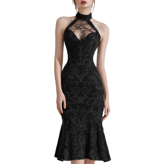 FULL FEATHER Cocktail Dress