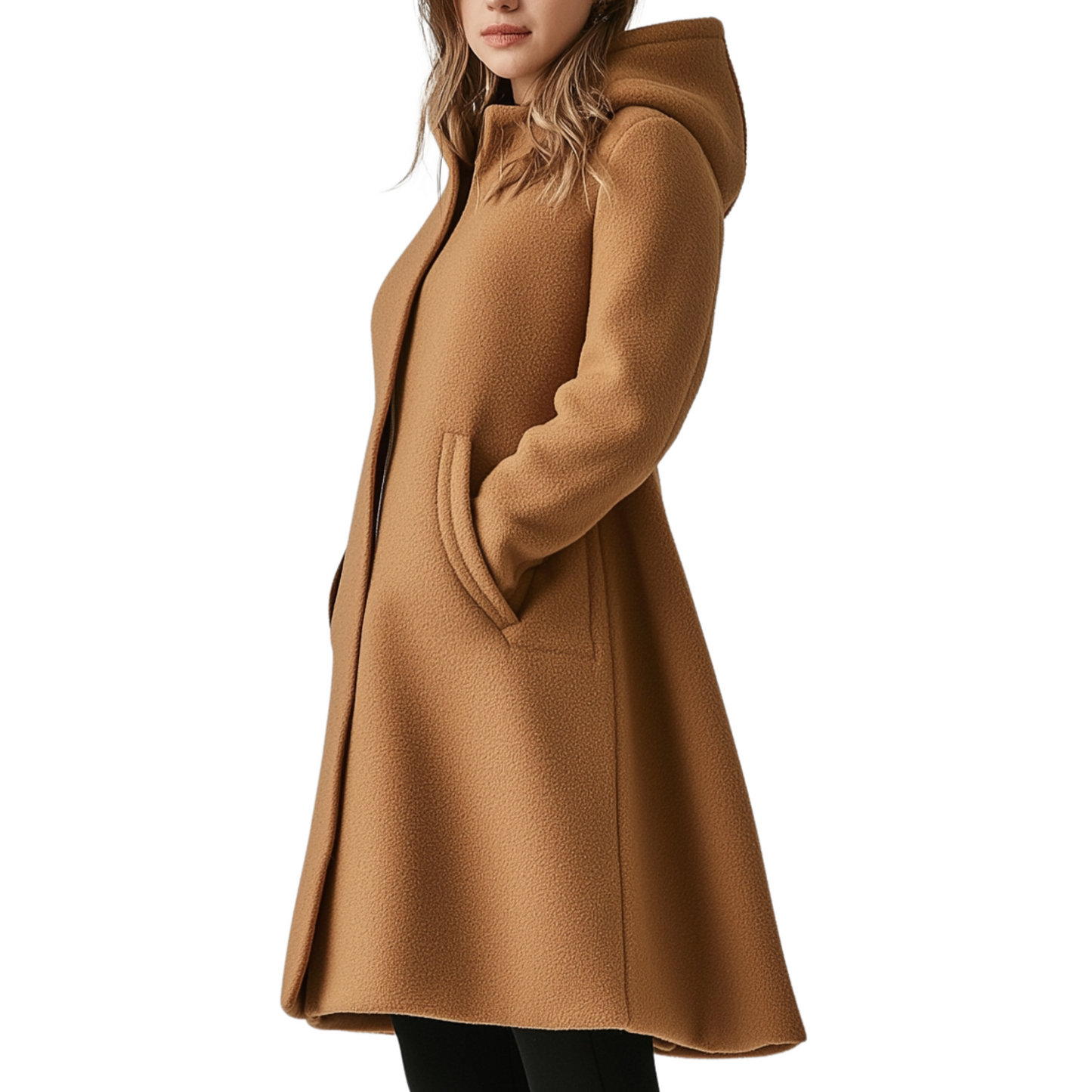 BURLESQUE Hooded coat