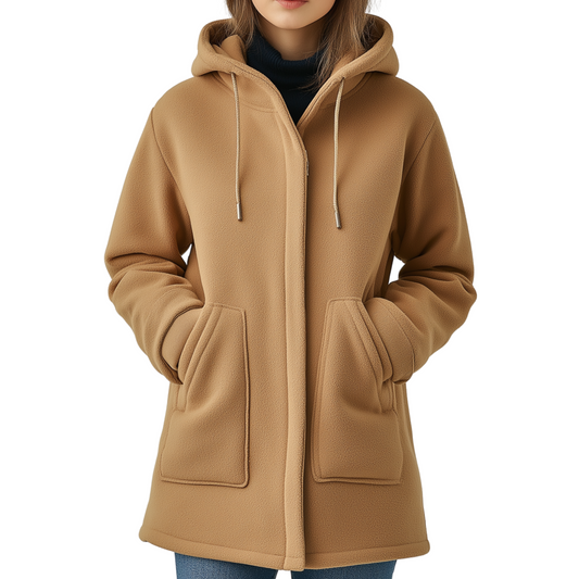 CHARADE Hooded coat