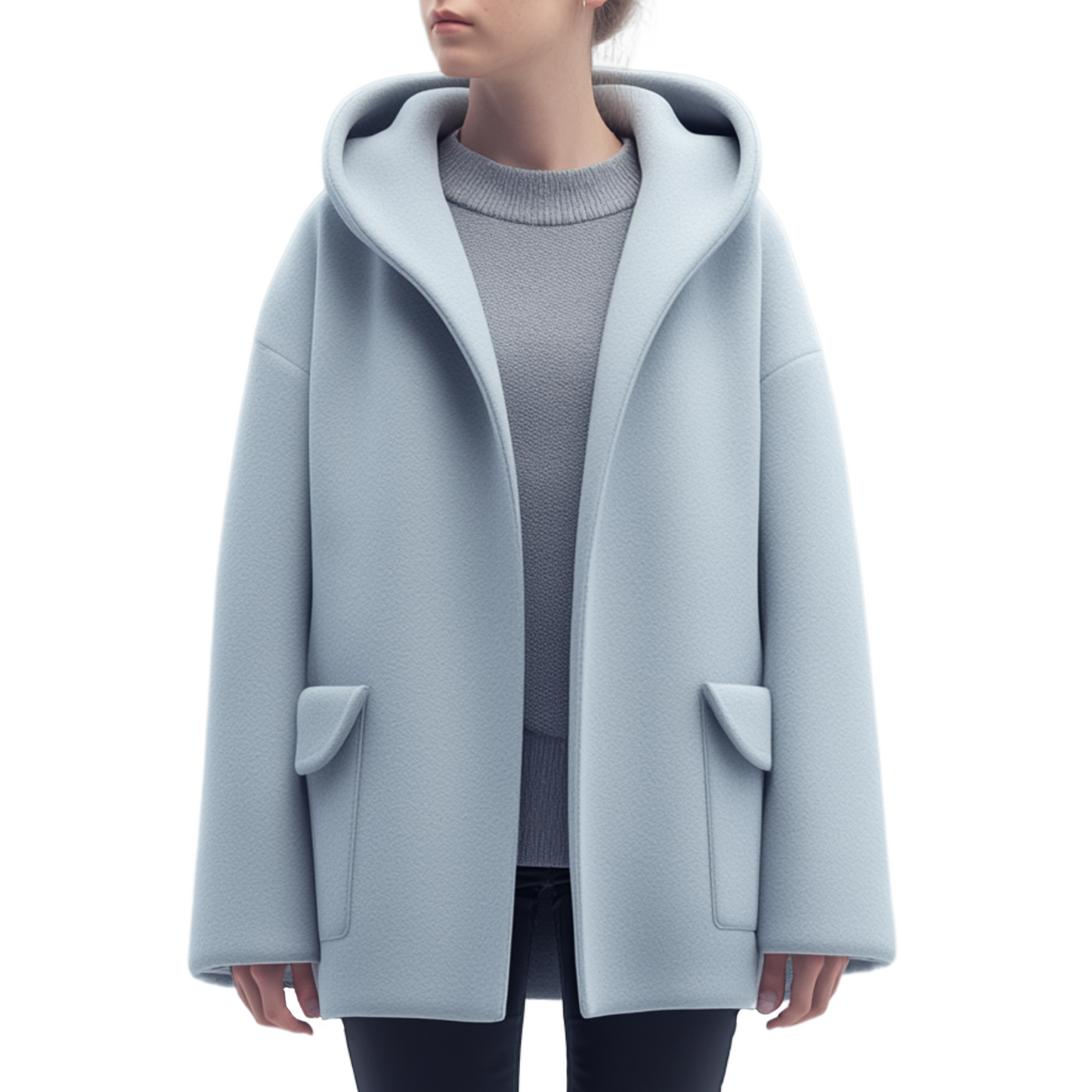 EVENING Hooded coat