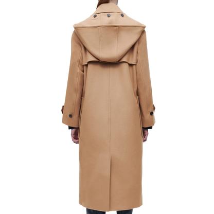 SWANKY Hooded coat