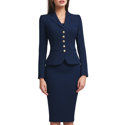 DISCRETE Skirt suit