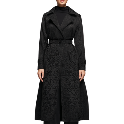 FULL FEATHER Trench coat
