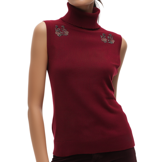 Contemporary Sleeveless Sweater