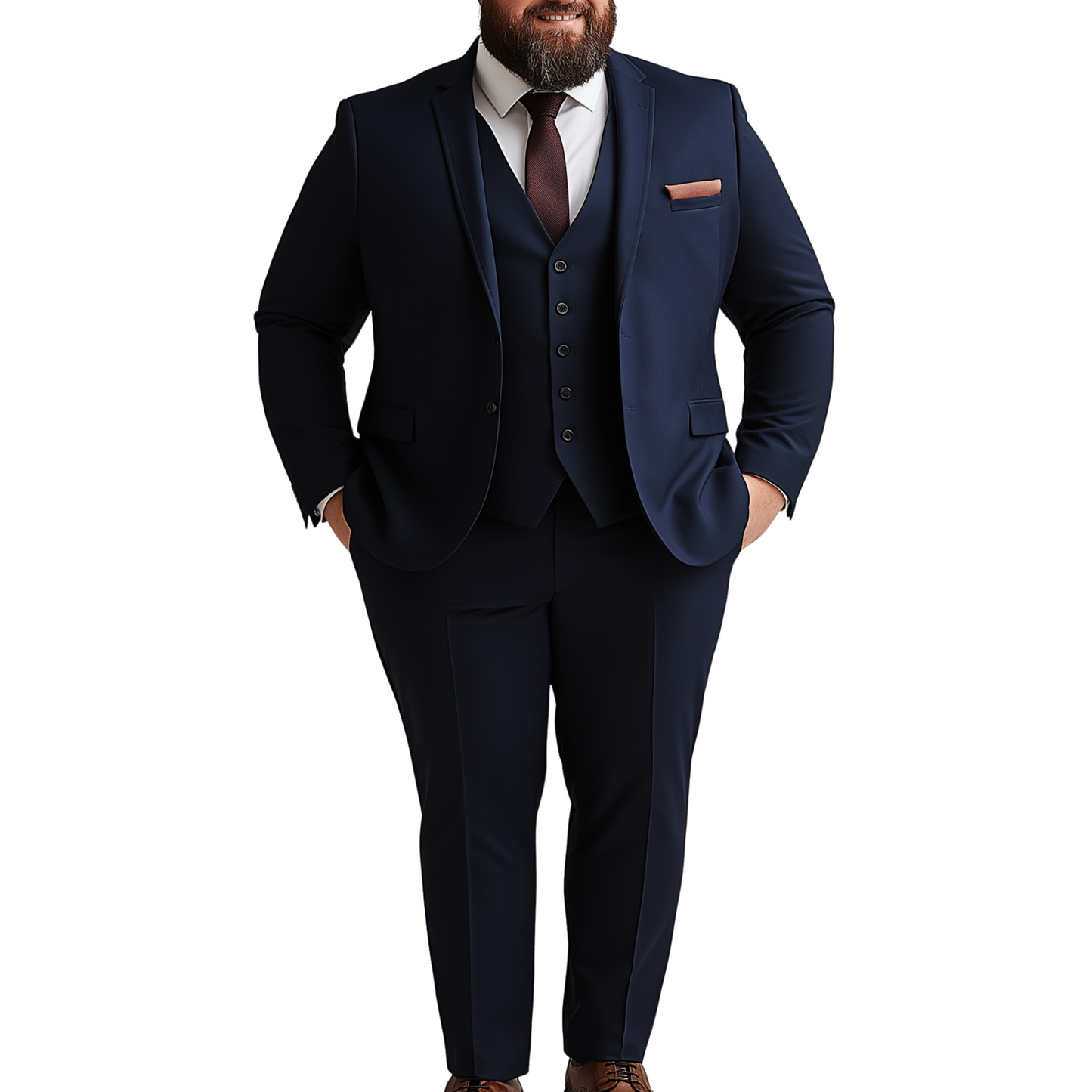 EXTENDED FIT 3-piece suit