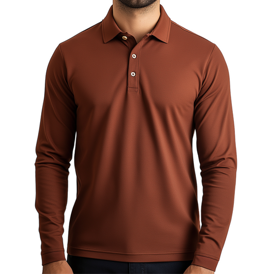ALFRESCO Long Sleeve Polo shirt