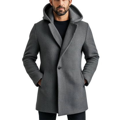 Gents hooded coat