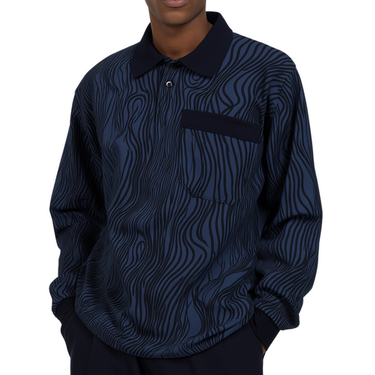 CHIC Long Sleeve Polo shirt