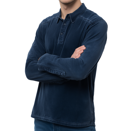 SHARP Long sleeve Polo shirt