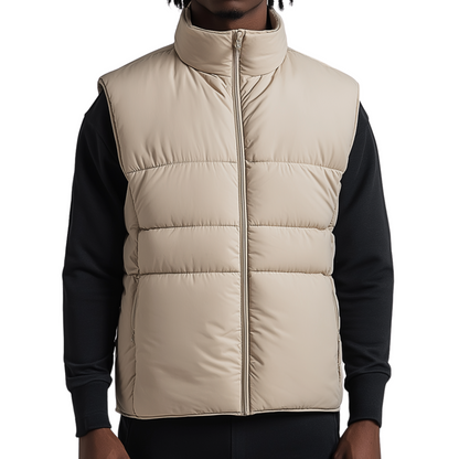 PASTIMES Sleeveless Puffer jacket